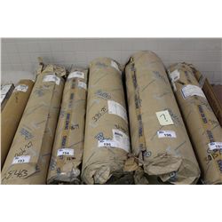 ROLL OF COMMERCIAL GRADE VINYL FLOORING, EXACT SIZE UNKNOWN