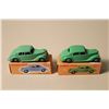 Image 3 : PAIR OF DINKY NO. 158 RILEY SALOON WITH PACKAGING