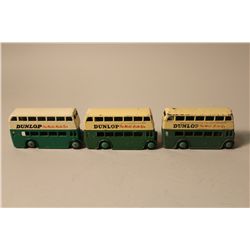 LOT OF 3- DINKY NO. 290 LONDON TRANSPORT DOUBLE DECKER BUSES