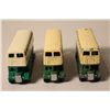 Image 2 : LOT OF 3- DINKY NO. 290 LONDON TRANSPORT DOUBLE DECKER BUSES