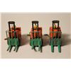 Image 2 : LOT OF 3 DINKY NO. 401 COVENTRY CLIMAX FORKLIFT TRUCKS