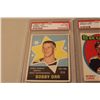 Image 2 : 1968 OPC #214 BOBBY ORR NORRIS TROPHY PSA GRADED 4, 1971 OPC #100 BOBBY ORR PSA GRADED 6 AND 1972