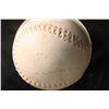 Image 2 : MARILYN MONROE AND JOE DIMAGGIO SIGNED SOFTBALL, CUSTOM FRAMED WITH 3 BLACK AND WHITE PHOTOGRAPHS