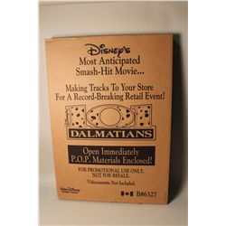 WALT DISNEY'S 101 DALMATIONS MOVIE STANDEE IN ORIGINAL PACKAGING