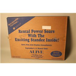  ALIVE  MOVIE STANDEE, IN ORIGINAL PACKAGING