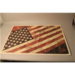 "AMERICAN FLAG" & "IMPERIAL GLORY" SHEPHERD FAIREY, SIGNED PRINTS FAMOUS FOR HIS DESIGN OF