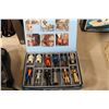Image 2 : STAR WARS MINI ACTION FIGURE COLLECTOR'S CASE, WITH ACTION FIGURES