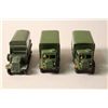 Image 2 : LOT OF 3 DINKY ARMY VEHICLES INCL. NO. 623 ARMY WAGON (X2) AND ARMY COVERED WAGON