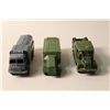 Image 2 : LOT OF 3 DINKY ARMY VEHICLES INCL. NO. 642 PRESSURE REFUELLER, NO. 677 ARMOURED COMMAND VEHICLE AND