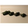 Image 2 : LOT OF 4 DINKY ARMY TANKS INCL. NO. 651 CENTURION TANK, NO. 676 ARMOURED PERSONNEL CARRIER NO. 670