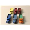 Image 2 : LOT OF 6 DINKY TRUCKS INCL. NO. 412 AUSTIN WAGON (X5) AND NO. 414 DODGE REAR TIPPING WAGON