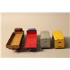 Image 4 : LOT OF 4 DINKY TRUCKS INCL. NO. 522 BIG BEDFORD, NO. 512 GUY, NO. 30V N.C.B. ELECTRIC VANS (X2)