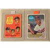Image 3 : LOT OF 7 BASEBALL CARDS INCL. BOB CLEMENTE, ROY CAMPANELLA, CARL YASTRZEMSKI (X2), ROGER MARIS AND
