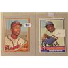 Image 3 : LOT OF 4 HANK AARON BASEBALL CARDS INCL. 1962 TOPPS #320, 1967 #250  AND MORE!