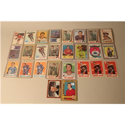 LOT OF 26 NHL CARDS, MOSTLY 1960'S WITH ROOKIES AND STARS