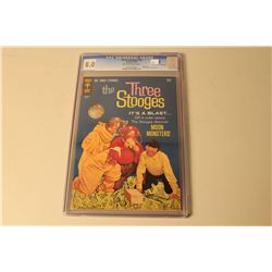 THE THREE STOOGES #29, GOLD KEY (1966) CGC GRADED 8.0