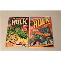 INCREDIBLE HULK #102 AND #171 (1968) #102- ORIGIN OF HULK RETOLD #171 , HIGH GRADE COPIES,