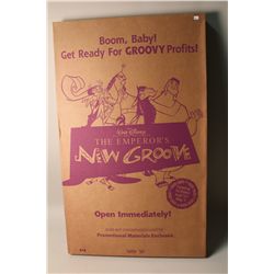 WALT DISNEY'S THE EMPEROR'S NEW GROOVE, MOVIE STANDEE, SEALED IN ORIGINAL PACKAGING