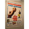 Image 1 : LET'S MAKE LOVE ONE SHEET MOVIE POSTER MARILYN MONROE 1960