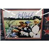 Image 2 : EASY RIDER CUSTOM FRAMED COLOUR PHOTO WITH SIGNATURES OF: PETER FONDA, WYATT DENNIS HOPPER, BILLY