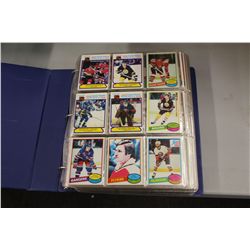 1979-80 OPC HOCKEY NEAR COMPLETE SET AND 1980-81 OPC HOCKEY NEAR COMPLETE