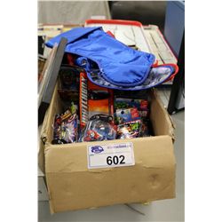 BOX LOT CONTAINING NEW IN BOX ACTION FIGURES