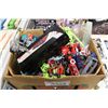Image 1 : BOX OF ASSORTED TRANSFORMER TOYS