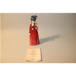 ROYAL DOULTON, LADY WORSLEY, HN3318 CARDED, 1409/5000