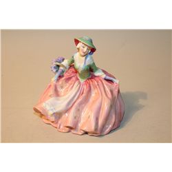 ROYAL DOULTON HN1871 ANNABELLA, WITH HAIRLINE ON BASE