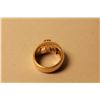 Image 2 : LADIES CUSTOM MADE 14KT YELLOW/WHITE GOLD DIAMOND ENGAGEMENT OR DRESS RING.