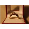 Image 4 : LADIES CUSTOM MADE 14KT YELLOW/WHITE GOLD DIAMOND ENGAGEMENT OR DRESS RING.