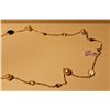 Image 3 : 10 KT GOLD CHANEL INSPIRED WHITE FRESH WATER CULTURED PEARL NECKLACE