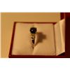 Image 2 : LADIES 14KT WHITE GOLD BLACK AND NEAR COLOURLESS DIAMOND SET DRESS RING SET WITH 1 ROUND BRILLIANT