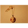 Image 1 : 14 KT. YELLOW GOLD NATURAL SHELL CAMEO PENDANT.  WEIGHS APPROX. 3.20 GRAMS.  COME WITH A 14 KT