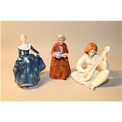 LOT OF 3 ROYAL DOULTON'S- HN2334 FRAGRANCE, HN2255 TEATIME AND HN2757 LYRIC