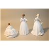 Image 2 : LOT OF 3 ROYAL DOULTON'S- HN2373 JOANNE, NO NAME COLOURWAY AND NO NAME WITH PLAQUE