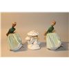 Image 2 : LOT OF 3 ROYAL DOULTON'S- HN2318 GRACE (X2) AND HN3024 APRIL SHOWER