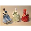 Image 2 : LOT OF 3 ROYAL DOULTON'S- HN1304 ADRIENNE, HN2193 FAIR LADY AND HN1834 TOP O' THE HILL