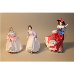 LOT OF 3 ROYAL DOULTON'S- HN3303 TENDER MOMENT, HN3420 ASHLEY AND HN4042 JANET