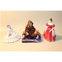 LOT OF 3 ROYAL DOULTON'S- HN1731 DAYDREAMS, HN1493 THE POTTER AND HN2220 WINSOME