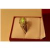 Image 2 : LADIES 14KT. WHITE GOLD NATURAL WHITE CRYSTAL OPAL & DIAMOND SET DRESS RING.  BEAD SET WITH 1 ROUND