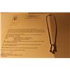 Image 3 : ONE STERLING SILVER NATURAL BLUE SAPPHIRE CHOKER LENGTH NECKLACE CLAW SET WITH 122