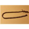 Image 1 : ONE 14KT WHITE GOLD NATURAL BLUE SAPPHIRE AND DIAMOND SET LINE DESIGN BRACELET SET WITH 15 ROUND