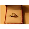 Image 1 : ONE LADIES 14 KT WHITE GOLD DIAMOND SET ENGAGEMENT/DRESS RING SET WITH 18 ROUND BRILLIANT CUT