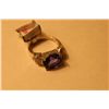 Image 4 : LADIES 14 KT. WHITE GOLD NATURAL TANZANITE AND DIAMOND DRESS SET DRESS RING SET WITH 14 SINGLE CUT
