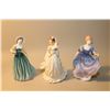 Image 2 : LOT OF 3 ROYAL DOULTON HN2465 ELIZABETH, HN3273 AU REVOIR AND HN4463 ELEANOR, CARDED