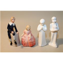 LOT OF 4 ROYAL DOULTON HN2972 LITTLE LORD FAUNTLEROY, HN1368 ROSE, HN4374 PAGEBOY, HN4378 PRAYERS