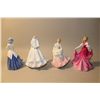 Image 2 : LOT OF 4 ROYAL DOULTON HN3714 EMMA, NO NAME WITH PLATE, HN3284 BRIDE (WHITE) AND HN4407 HANNAH