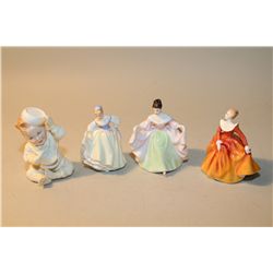 LOT OF 4 ROYAL DOULTON HN3220 FRAGRANCE, HN3219 SARA, HN3216 FAIR LADY AND HN3364 WHAT FUN