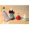 Image 2 : LOT OF 4 ROYAL DOULTON HN3850 JESSICA, HN1991 COUNTRY LASS, HN3174 SOUTHERN BELLE AND NO NAME